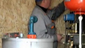 Монтаж замкнутой системы отопления на отработке. Отопление производственных и жилых помещений.