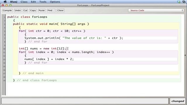 APCS for loop and arrays смотреть онлайн