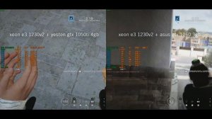 XEON e3 1230v2 GTX 1050Ti vs GTX 1060 3gb lga1155