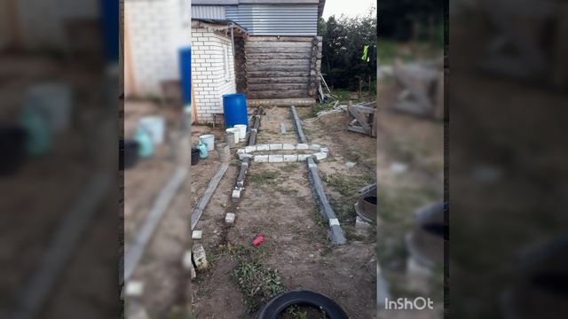 Отмоска и площадка своими руками. #shorts