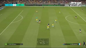 PES 2018 | FRANCE vs BRAZIL | Full Match & Amazing Goals | Neymar Free Kick Goal | Gameplay PC