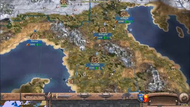 Medieval II Total War мод Deus Lo Vult Прохождение за Францию 41 Милан смотреть онлайн