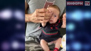 КАКИЕ ГЛАЗИЩИ! Энрике Иглесиас показал "танец" малышки Маши