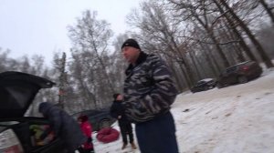 Рождественские покатушки!!! Жесть,чуть камеру не разбил!