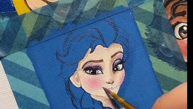 НЕВЕРОЯТНО КРаСиВо рисуем ЭЛЬЗУ ???ХОЛОДНОЕ СЕРДЦЕ 2 ?FROZEN смотреть онлайн