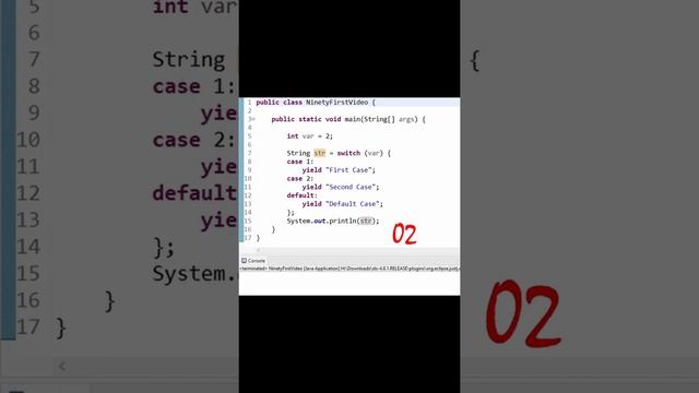 "yield" KeyWord - Switch Statement - JAVA.