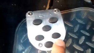 Установка накладок на педали с МКПП