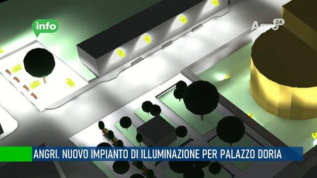 Angri. Nuovo impianto di illuminazione per Palazzo Doria смотреть онлайн
