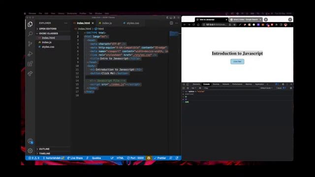Introduction to Javascript || OiCodebootcamp Web Development Class Live Stream