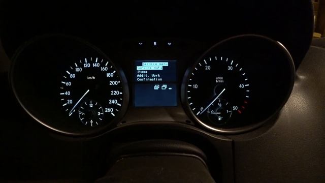 Инженерное меню. Сброс межсервисного пробега. mercedes w164