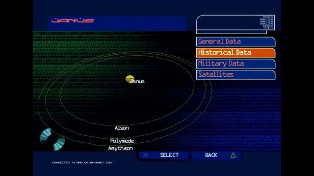 Colony Wars (PS1) Star System Database смотреть онлайн
