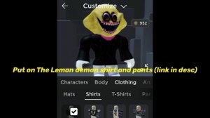 How to make Lemon Demon in Roblox