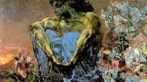 Михаил Врубель «Демон сидящий» 1890