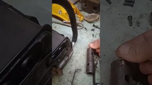 приспособление для снятия муфты сцепления на бензопиле.