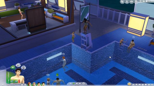 The Sims 4 Веселимся вместе: #10 "В бассейн" смотреть онлайн