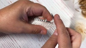 Узоры спицами. Бабочки (звездочки).