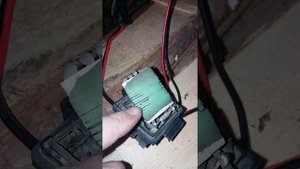 Ремонт сопротивления моторчика печки Рено сценик 1