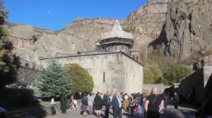 Языческий храм Гарни, пещерный монастырь Гегард. Наши путешествия в Армению, октябрь 2021.