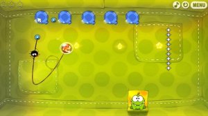 Прохождение Cut the Rope Тканевая Коробка  Все звёзды  Cut the Rope walkthrough all levels cardboar