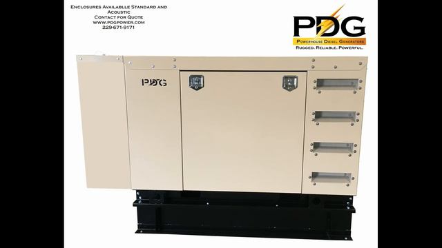 21 kW Diesel Generator Perkins смотреть онлайн