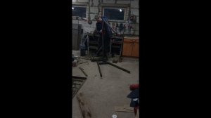 Гусь, Гидравлический подъемный кран своими руками, Homemade Hydraulic Engine Hoist