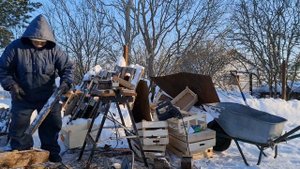 4163 Как европейцы без напряга пилят дрова на зиму
