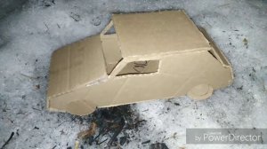 ДЕЛАЮ МАШИНУ ИЗ КАРТОНА(СМОТРЕТЬ ДО КОНЦА)