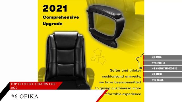 Top 10 Office Chairs for 2022
