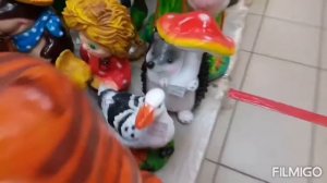 Обзор садовых фигурок. Что мы купили в итоге??? Садовые фигурки бабушке на дачу #садовыефигурки