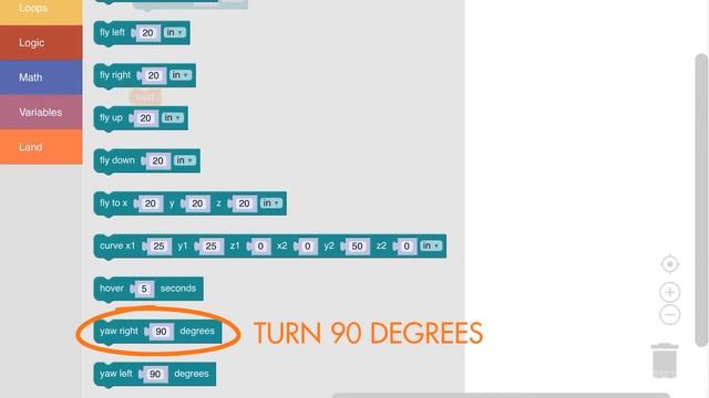 Basic Drone Programming Using DroneBlocks