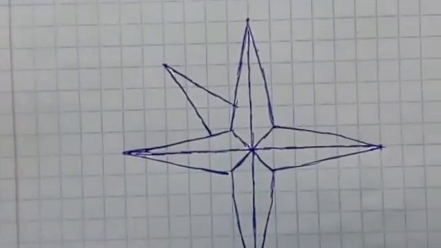 Как нарисовать розу ветров смотреть онлайн
