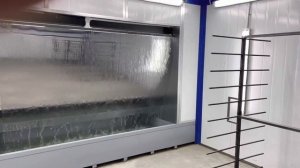 Покрасочная камера водяная завеса