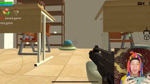 КИТАЙКА ИГРАЕТ В CHICKEN GUN 2 ЧАСТЬ