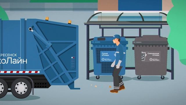 Видео о том как правильно разделять отходы потребления от партнера конкурса компании ЭКОЛАЙН