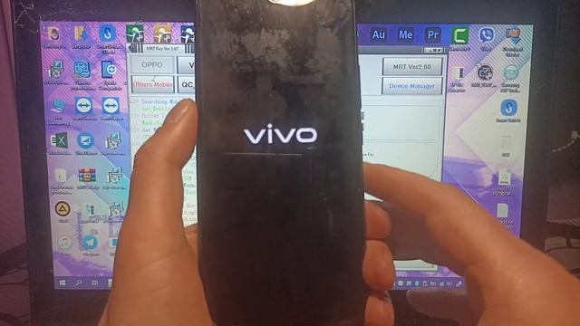 Vivo Y12 1904 сброс пароля блокировки + обход FRP (MRT Dongle RIP,⚰️) Android 9