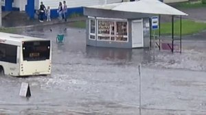 Новокузнецк после дождя Новобайдаевка 19.07.2016