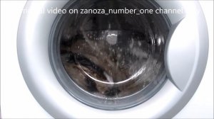 Стирка куртки с мячами для стирки / Хлопок + Предварительная + Интенсивная / ДО и ПОСЛЕ