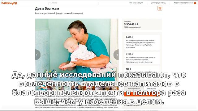 Самые щедрые. Зачем нужен рейтинг благотворителей смотреть онлайн