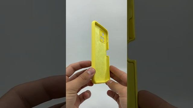 Чехол бампер Silicone Case для Vivo Y21, Y33s 4G (желтый)