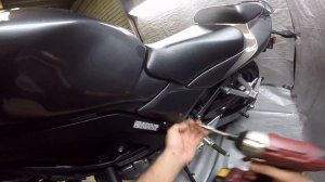 SV650 / SV1000 Battery Access & Removal Process
