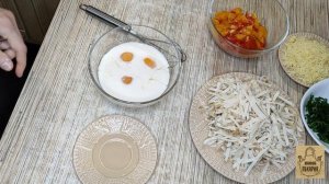 Омлет с овощами и сыром на лаваше, идеальный завтрак !