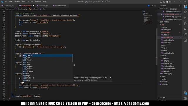 Building A Basic MVC CRUD System in PHP