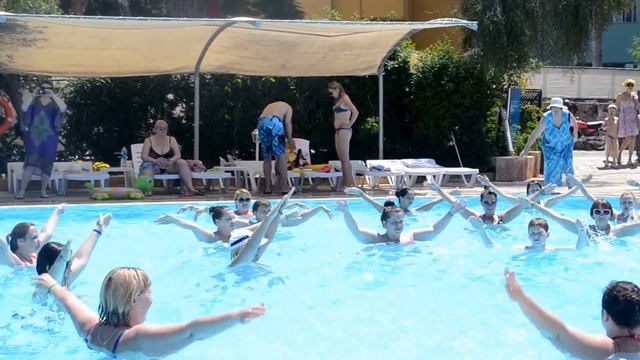 Water aerobics in Club Green Fugla Beach Alanya смотреть онлайн
