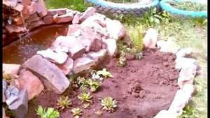 Копия видео "Пруд из старой ванны"