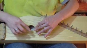 гусли "Кружовник"(12-13струн),Школа игры.Урок 2 (мажорные-минорные аккорды)