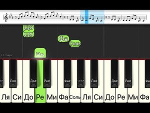 Егор Крид - Самая Самая (легкая песня одним пальцем на пианино + ноты)