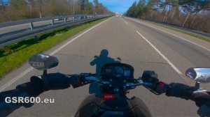 Suzuki GSR 600 Acceleration - Top Speed 210 km/h (editing exercise)