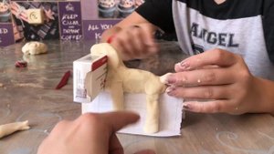 Изготовление Дымковской лошадки из солёного теста