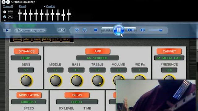 All Blues type jam...called All But Blues..*grin* Aerodyne bass meets Agile lead guitar смотреть онлайн