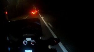 Cold Bike night on the Kawasaki GTR1400